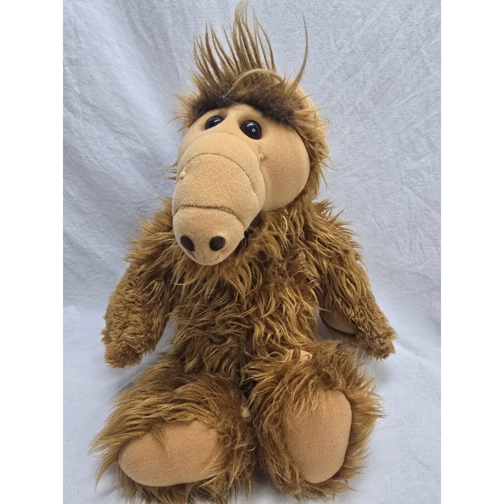 1987 ALF 18” Plush Doll Coleco Alien Productions Stuffed Animal Vintage